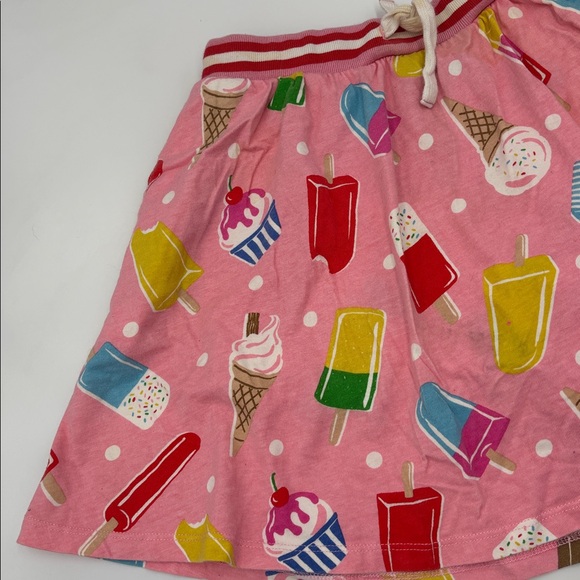 Mini Boden Pink Lemonade Ice Cream Jersey Skort - Picture 4 of 8